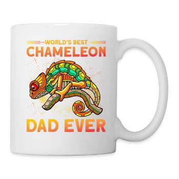 World's best Chameleon Dad ever - Mug - white - Right
