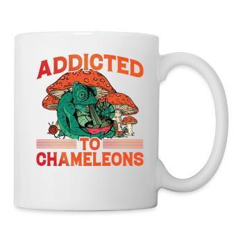 Addicted to Chameleons - Mug - white - Right