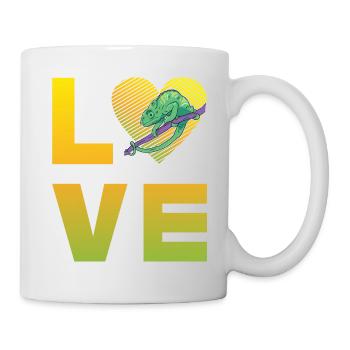 Chameleon Love - Mug - white - Right