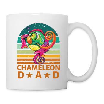 Chameleon Dad - Mug - white - Right