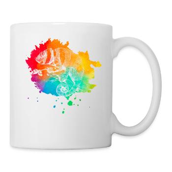 Chameleon Retro - Mug - white - Right