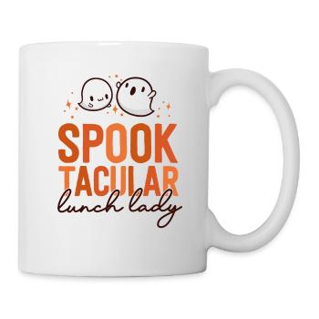 Lunch Lady Halloween School Cafeteria Matching - Mug - white - Right