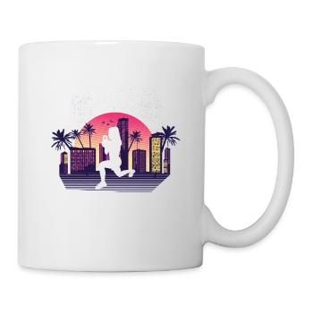 Palmiers de Californie HIIT - Mug blanc - blanc - Droite