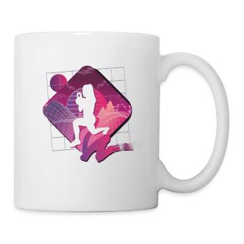 Vaporwave HIIT - Tasse - Weiß - Rechts