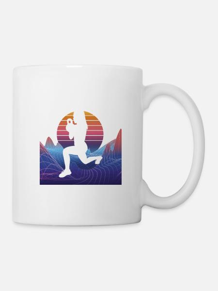 Vaporwave HIIT - Tasse - Weiß