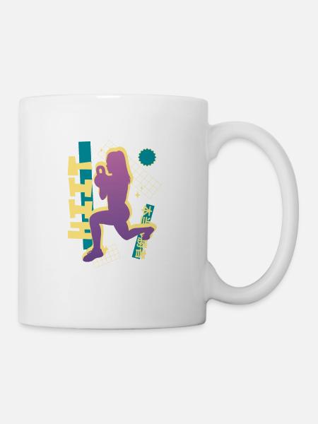 Vaporwave HIIT - Tasse - Weiß