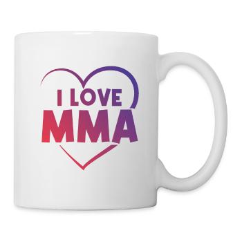 Ich liebe Mma - Tasse - Weiß - Rechts