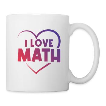 I love math - Mug - white - Right
