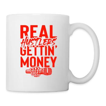 L’argent du gangster rap - Mug blanc - blanc - Droite