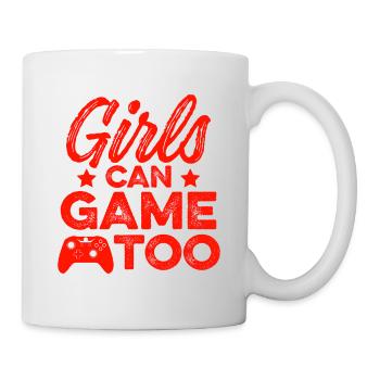 girl gamer girl - Mug - white - Right