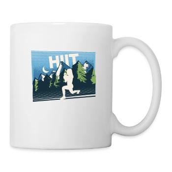 HIIT Fitness Frau - Tasse - Weiß - Rechts