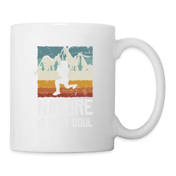 HIIT, Fitness Frau - Tasse - Weiß - Rechts