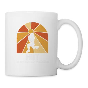 HIIT ist mein perfektes Wochenende - Tasse - Weiß - Rechts