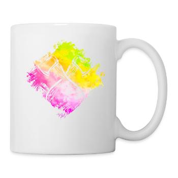 Lancer de hache - Mug blanc - blanc - Droite