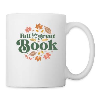 Automne pour un grand bibliothécaire de lecture de livres Automne - Mug blanc - blanc - Droite