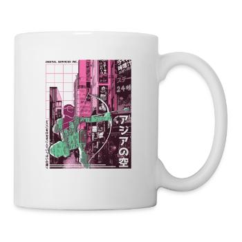 Arrowtag de la ville asiatique - Mug blanc - blanc - Droite