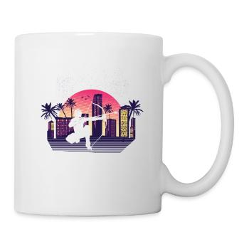 Flèche de palmier de Californie - Mug blanc - blanc - Droite