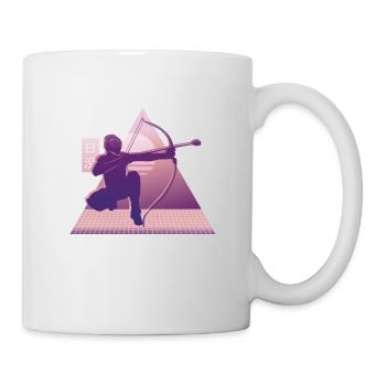 Vaporwave Arrowtag - Tasse - Weiß - Rechts
