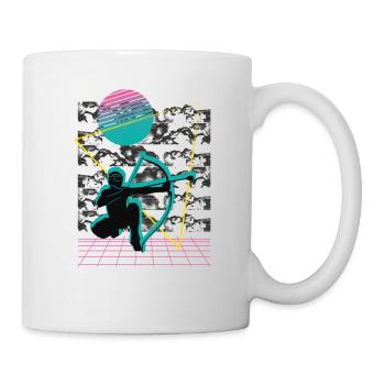 Vaporwave Arrowtag - Tasse - Weiß - Rechts