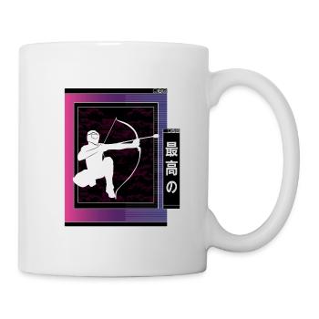 Vaporwave Metaverse Arrowtag - Mug blanc - blanc - Droite