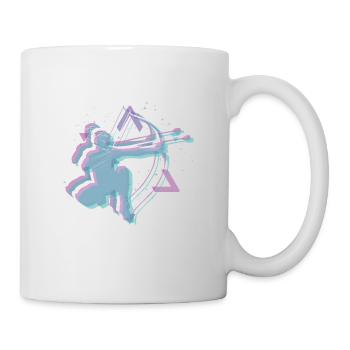 Balise fléchée Vaporwave Space - Mug blanc - blanc - Droite