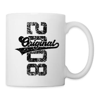 18. GEBURTSTAG ORIGINAL 2008 - Tasse - Weiß - Rechts
