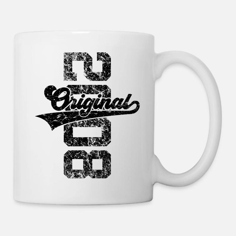 18. GEBURTSTAG ORIGINAL 2008 - Tasse - Weiß