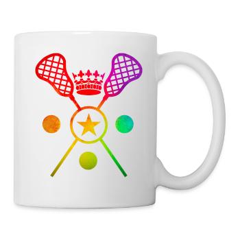 Lacrosse - Tasse - Weiß - Rechts