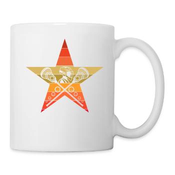 Lacrosse - Tasse - Weiß - Rechts