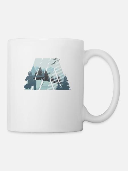 Arrowtag Tir à l’arc - Mug blanc - blanc