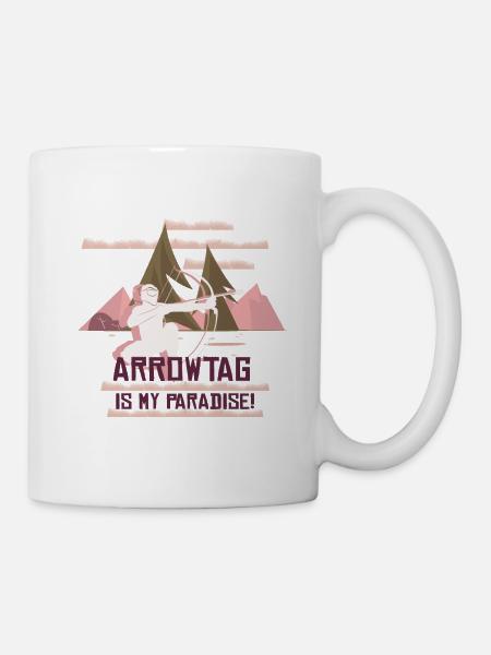 Arrowtag Tir à l’arc - Mug blanc - blanc