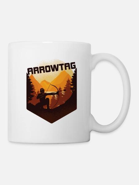 Arrowtag Tir à l’arc - Mug blanc - blanc