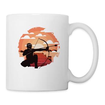 Arrowtag Tir à l’arc - Mug blanc - blanc - Droite