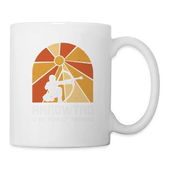 Arrowtag est mon week-end parfait - Mug blanc - blanc - Droite