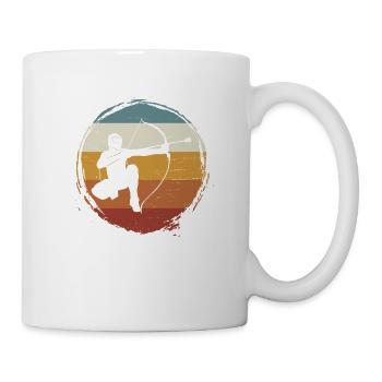 Arrowtag rétro - Mug blanc - blanc - Droite