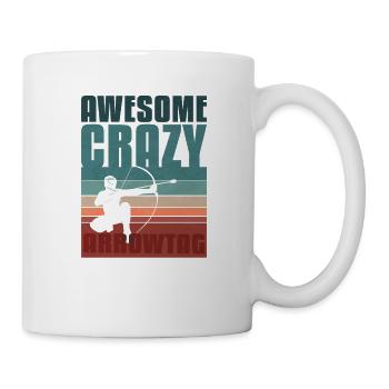 Arrowtag rétro - Mug blanc - blanc - Droite