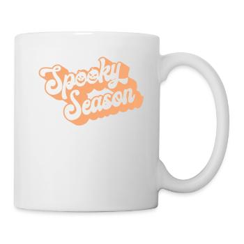 Spooky Season Retro Halloween Vibes Vintage - Mug - white - Right