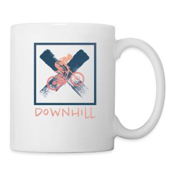 Grunge Downhill - Mug - white - Right