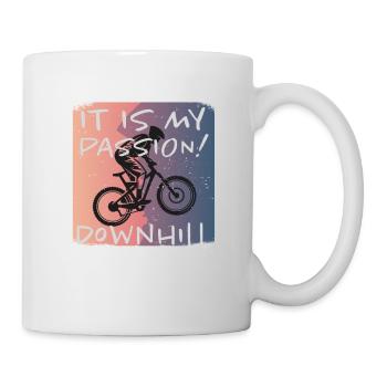 Grunge Downhill - Mug - white - Right