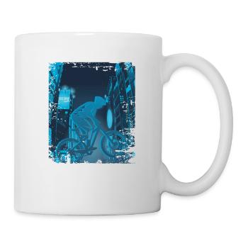 Asian City Downhill - Mug - white - Right