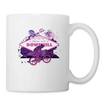 Fabulous world of downhill - Mug - white - Right