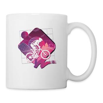 Vaporwave Downhill - Tasse - Weiß - Rechts