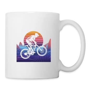 Vaporwave Downhill - Tasse - Weiß - Rechts