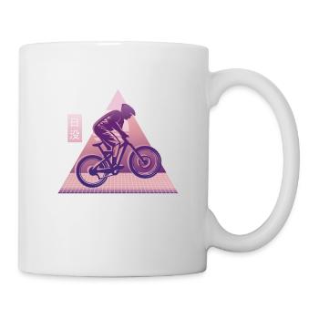Vaporwave Downhill - Tasse - Weiß - Rechts