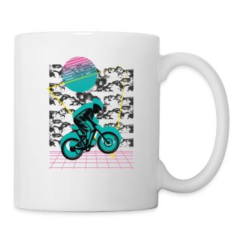 Vaporwave Downhill - Tasse - Weiß - Rechts