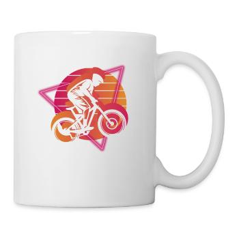 Vaporwave Downhill - Tasse - Weiß - Rechts