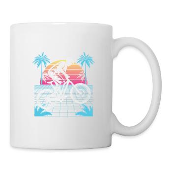 Vaporwave Downhill - Tasse - Weiß - Rechts