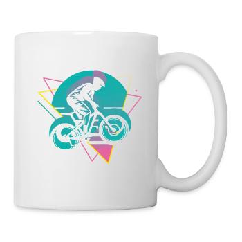 Vaporwave Downhill - Tasse - Weiß - Rechts