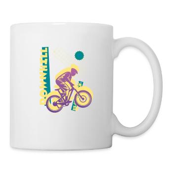 Vaporwave Downhill - Tasse - Weiß - Rechts