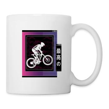 Vaporwave Metaverse Downhill - Tasse - Weiß - Rechts
